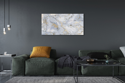 Acrylic print Marble stone wall