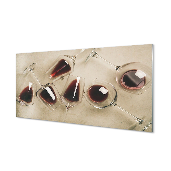 Acrylic print Wine glasses