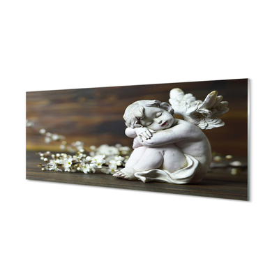 Acrylic print Sleeping angel flowers