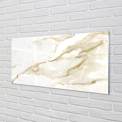 Acrylic print Marble stone wall