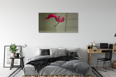 Acrylic print Female pink string material