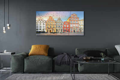 Acrylic print Gdansk old town building