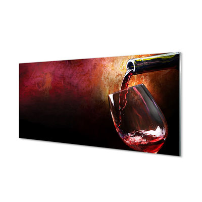 Acrylic print Red wine