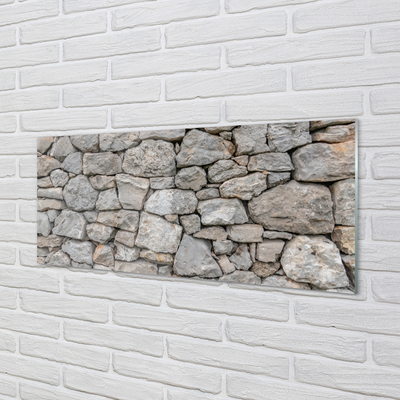 Acrylic print Wall stone wall