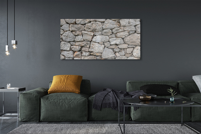 Acrylic print Wall stone wall