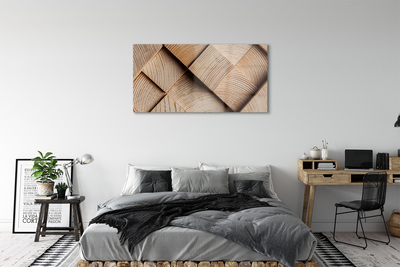 Acrylic print Nodes of the wood grain