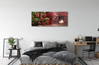 Acrylic print Bauble christmas tree gifts