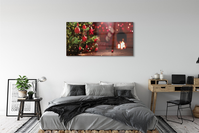 Acrylic print Bauble christmas tree gifts
