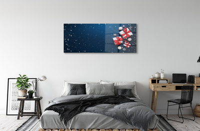 Acrylic print The gifts snow