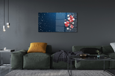 Acrylic print The gifts snow