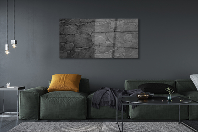 Acrylic print Wall stone wall