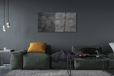 Acrylic print Wall stone wall