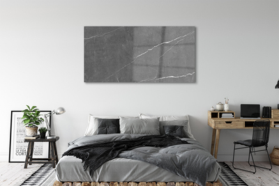 Acrylic print Marble stone wall