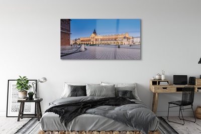 Acrylic print Sunset hotel krakow