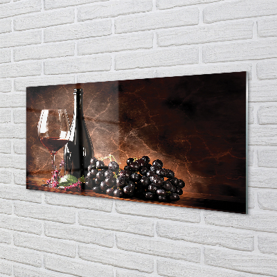 Acrylic print A glass of wine