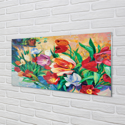 Acrylic print Flowers