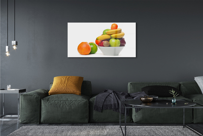 Acrylic print Fruit in a bowl