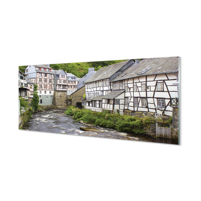 Acrylic print Germany old buildings river
