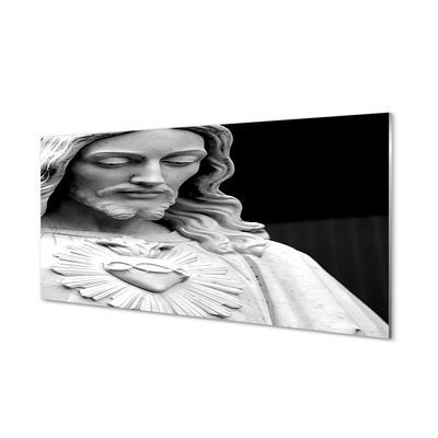 Acrylic print Statue of jesus