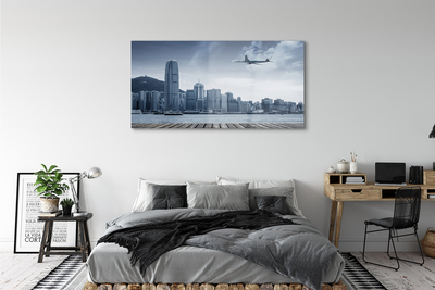 Acrylic print Cloud city air
