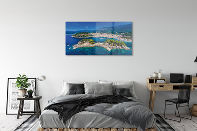 Acrylic print City of the sea panorama greece