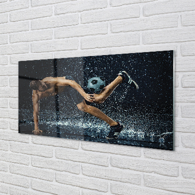 Acrylic print Ball rain man