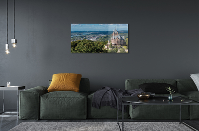 Acrylic print Germany panorama of the castle of the city