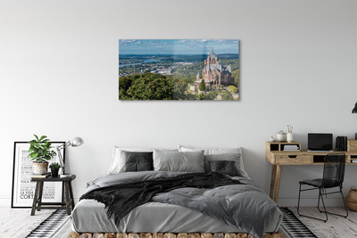 Acrylic print Germany panorama of the castle of the city