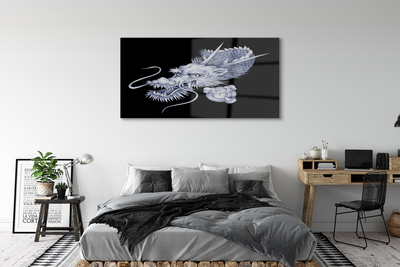 Acrylic print Japanese dragon head