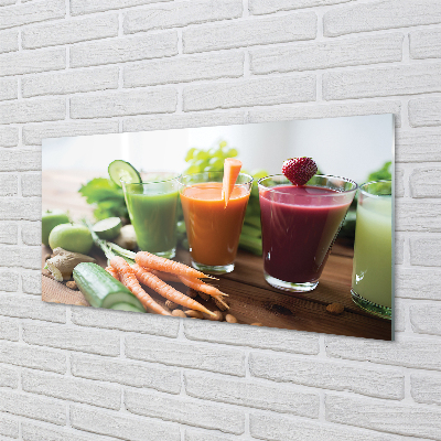 Acrylic print Vegetable cocktails