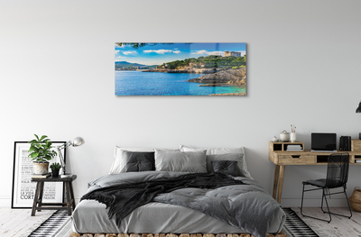Acrylic print Mountains to the coast spain sea