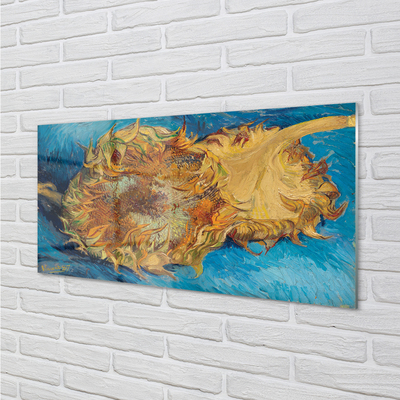 Acrylic print Art sunflowers