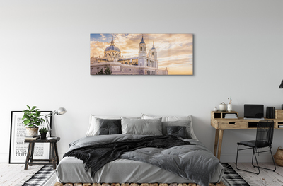Acrylic print Spain cathedral sunset