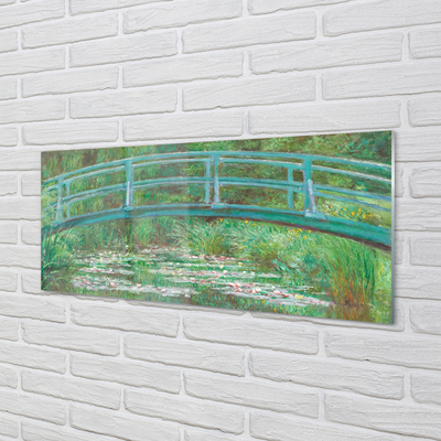 Acrylic print Bridge painted art