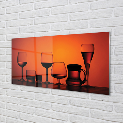 Acrylic print Glasses