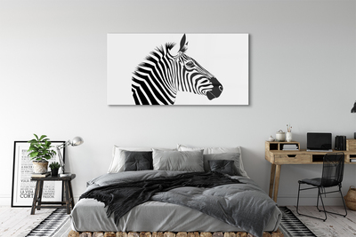 Acrylic print Illustration of zebra