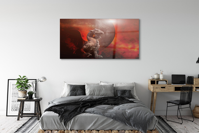 Acrylic print Fire dragon