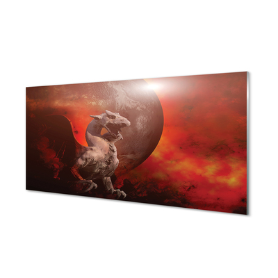 Acrylic print Fire dragon