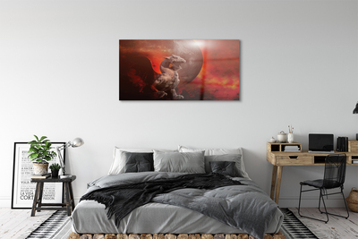 Acrylic print Fire dragon