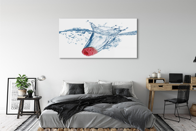 Acrylic print Raspberry juice