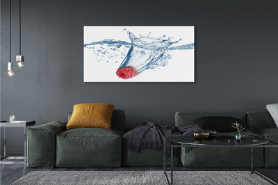 Acrylic print Raspberry juice