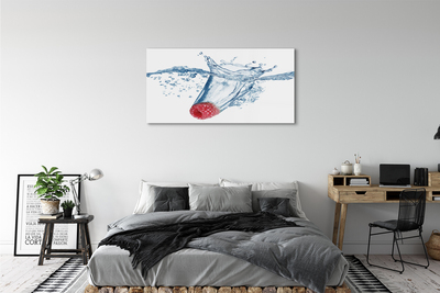 Acrylic print Raspberry juice