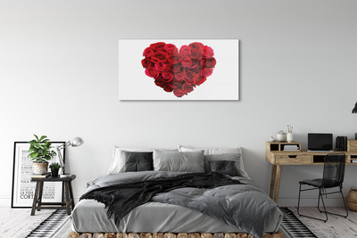 Acrylic print Heart of roses