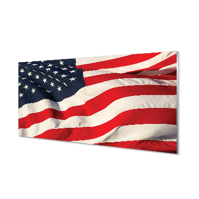 Acrylic print United states flag