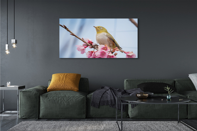 Acrylic print Bird on a branch
