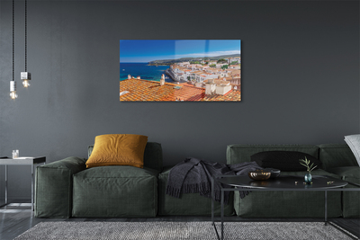 Acrylic print Spain mountains sea