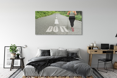 Acrylic print Woman route