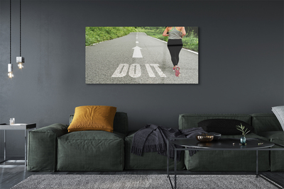 Acrylic print Woman route