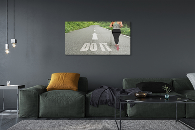 Acrylic print Woman route