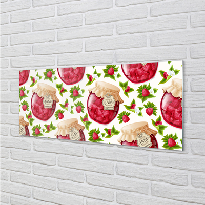 Acrylic print Raspberry jam